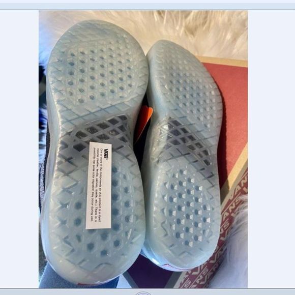 Vans Unisex Translucent EVDNT Ultimate Waffle shoes Deuce Black Blue Size W 7.5 - Picture 4 of 6